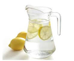 Lemon water in the morning
